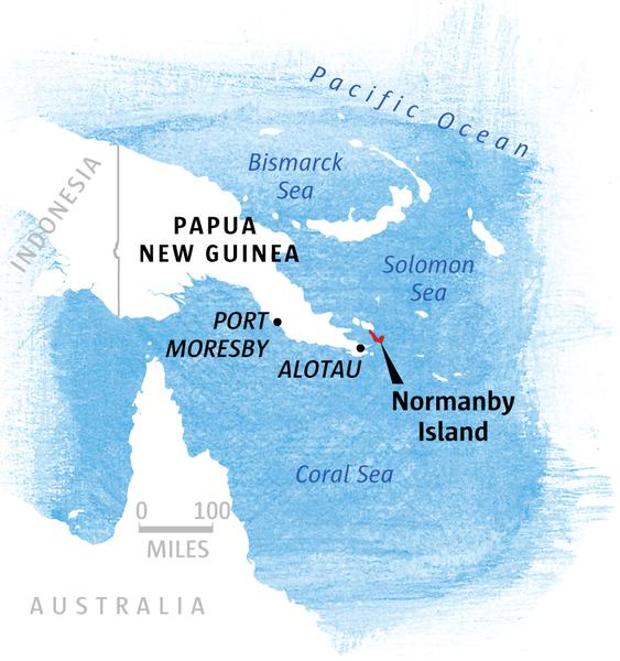 Papua New Guinea map